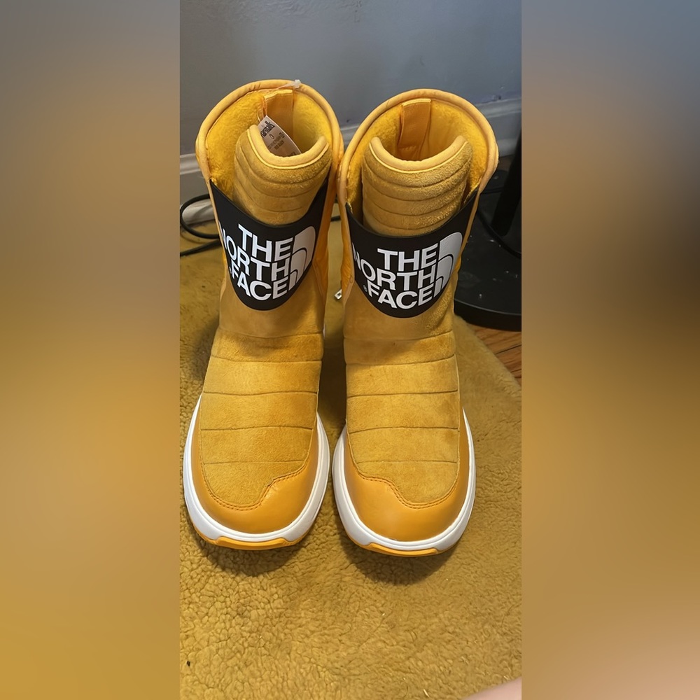 Yellow North Face Boots